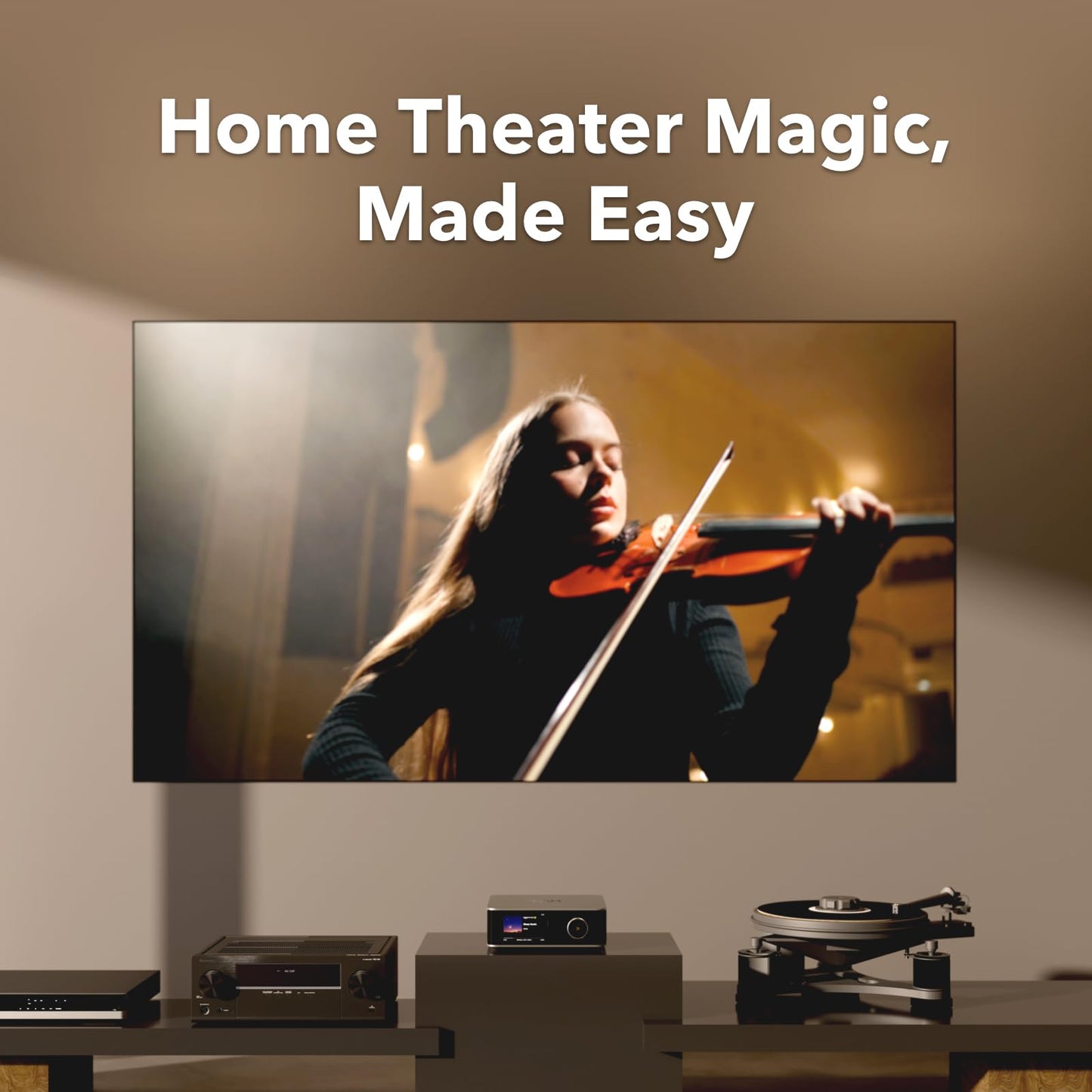 WiiM Ultra ミュージック ストリーマー & デジタル プリアンプ | 3.5 インチ タッチスクリーン、Google Cast および Alexa 対応、Spotify、Amazon Music、Tidal などをストリーミング | HDMI ARC、フォノ入力 & ヘッドフォン出力 | シルバー