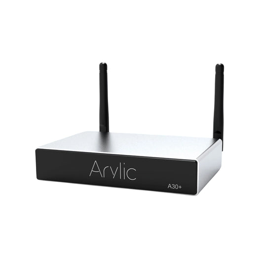 Arylic A30+ WiFi＆Bluetooth 5.0ミニステレオアンプ、2チャンネルClass Dワイヤレスアンプ、スピーカー用ホームアンプ、Spotify、AirPlay、マルチルーム/マルチゾーンデジタルオーディオスピーカーアンプ