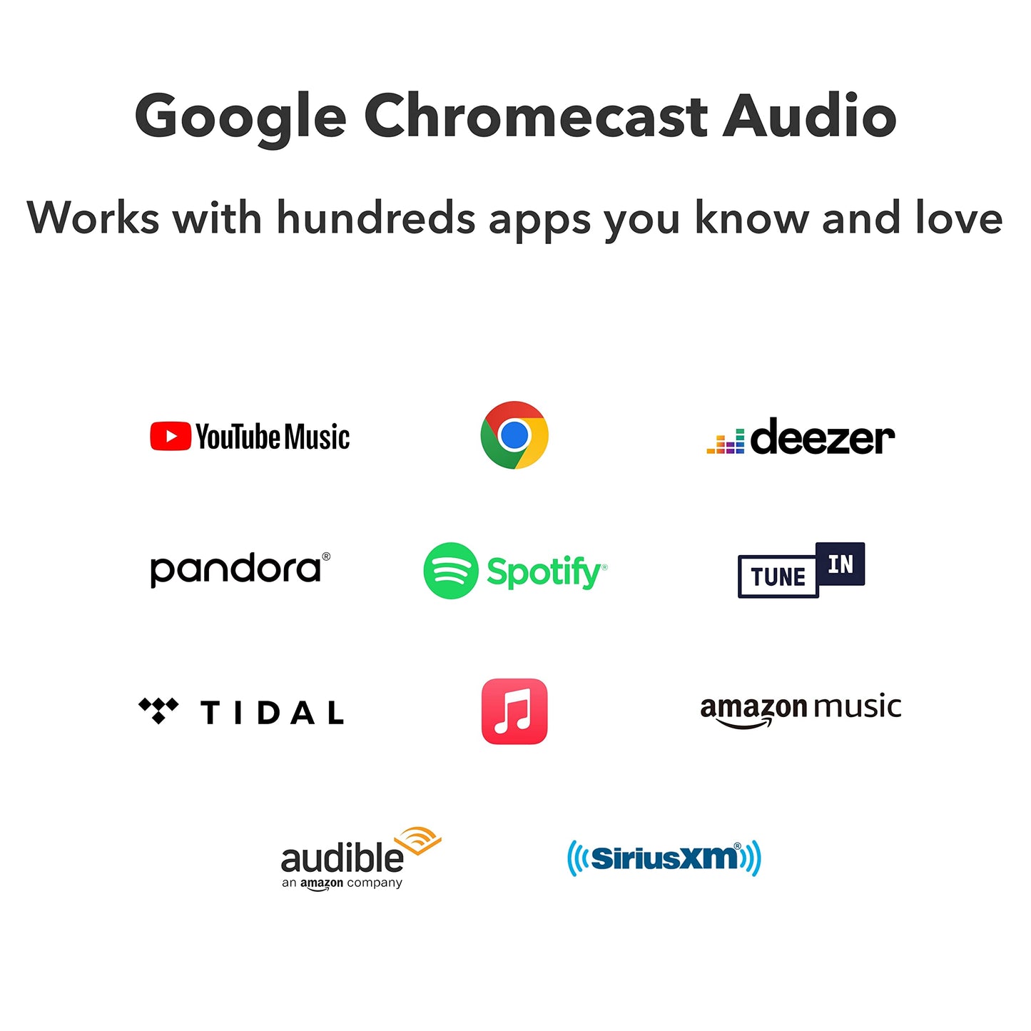 AirPlay 2 レシーバー、Chromecast Audio、WiFi Multiroom Streamer、Alexa、Siri、Google Assistantに対応、Spotify、Amazon Music、Tidalなどのハイレゾオーディオをストリーミング配信